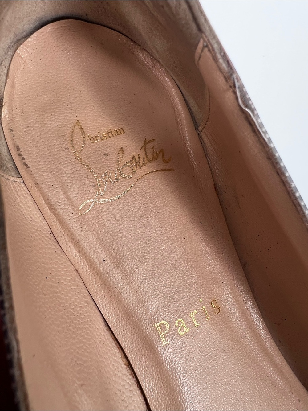 Christian Louboutin Loubi Kraft PVC Ballalla Point Toe Flats 40 - Picture 9 of 12